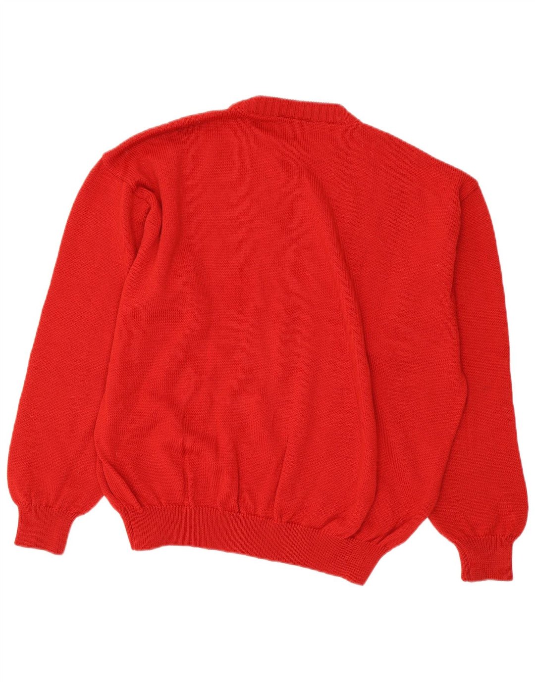 Maglione maglione girocollo da uomo Bizzarro IT 52 XL Rosso Argyle/Diamante