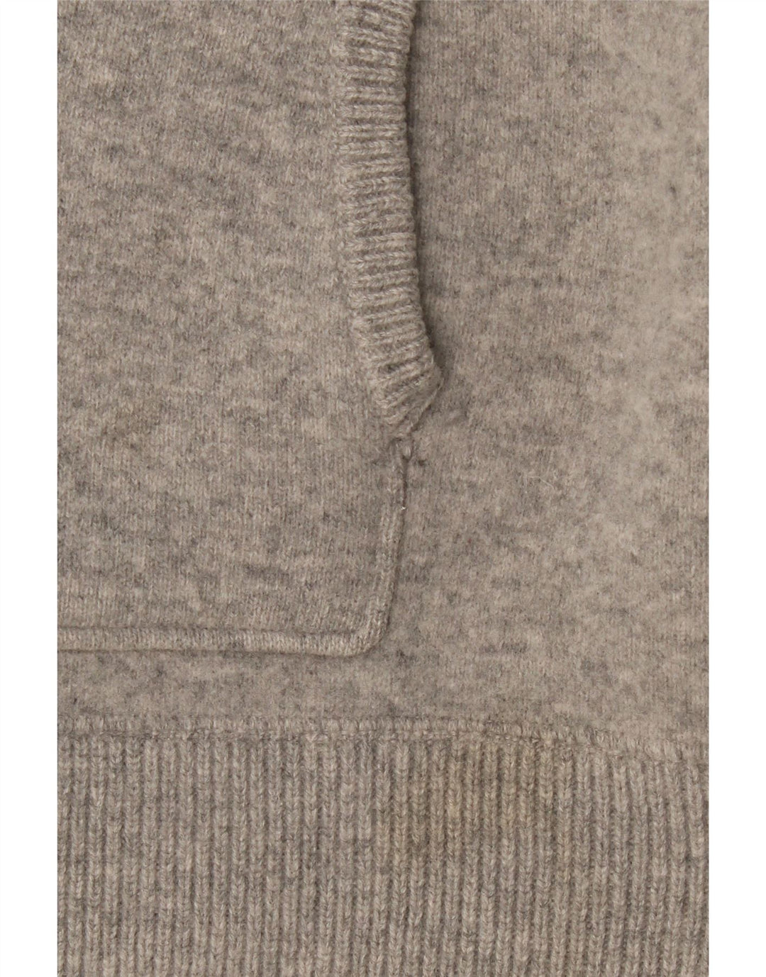 Maglione cardigan con cappuccio da donna Zara UK 14 Lana grigio medio
