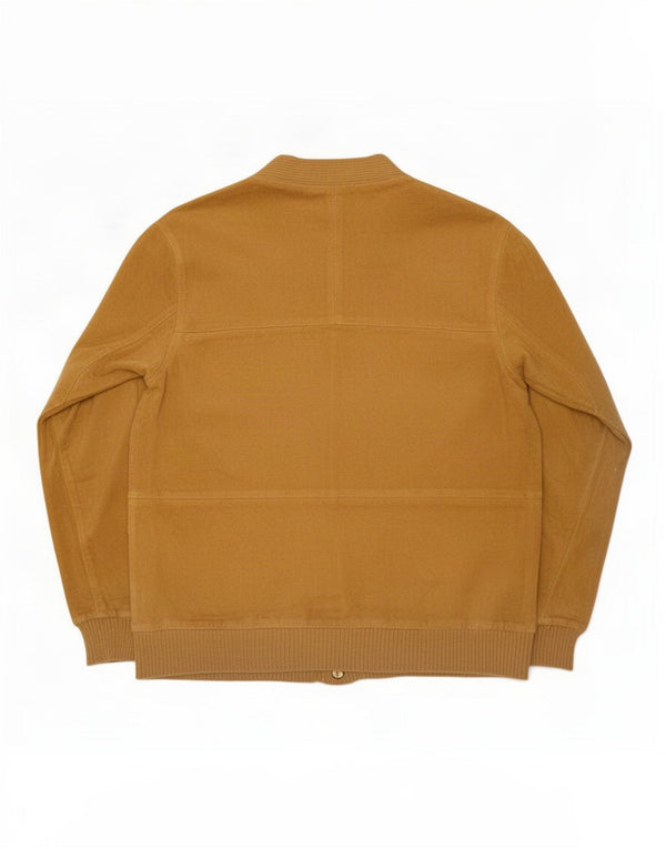 Giubbotto bomber vintage in pelle scamosciata da uomo IT 48 Marrone medio