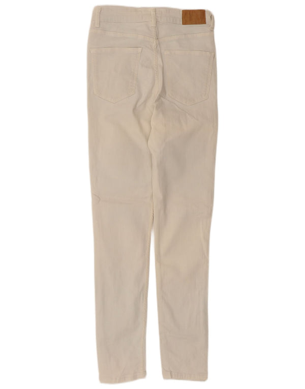 Jeans skinny da donna Zara EU 38 Small W28 L27 Cotone bianco