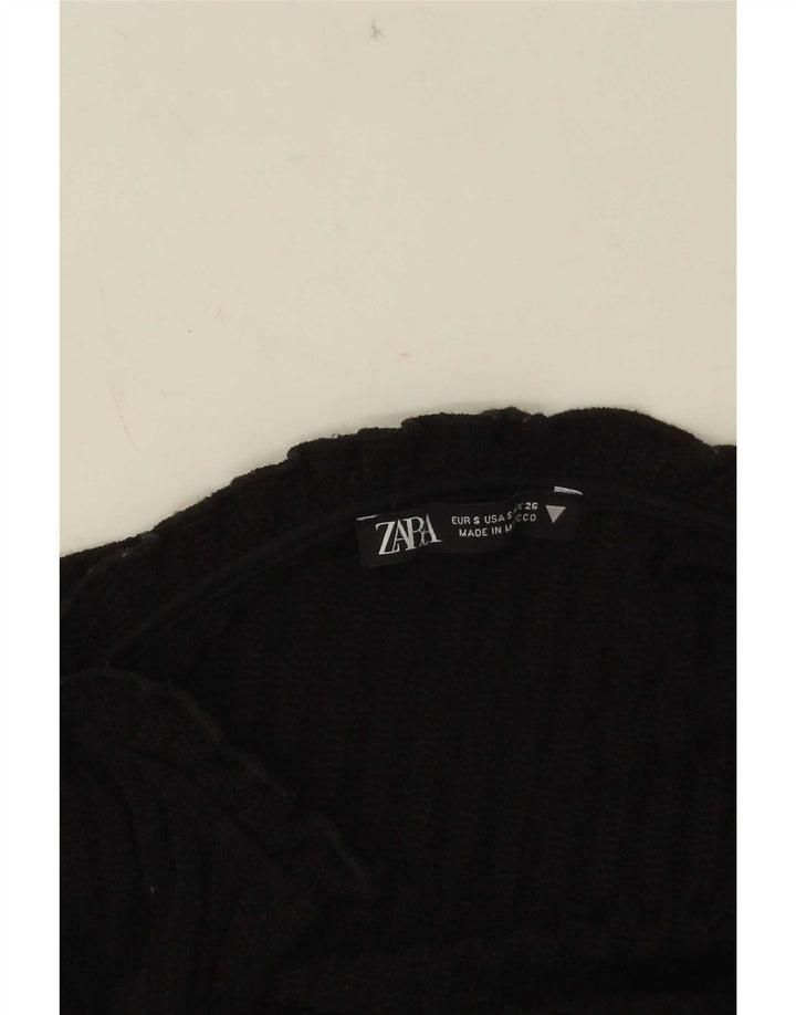 Abito maglione Zara da donna UK 10 piccolo nero