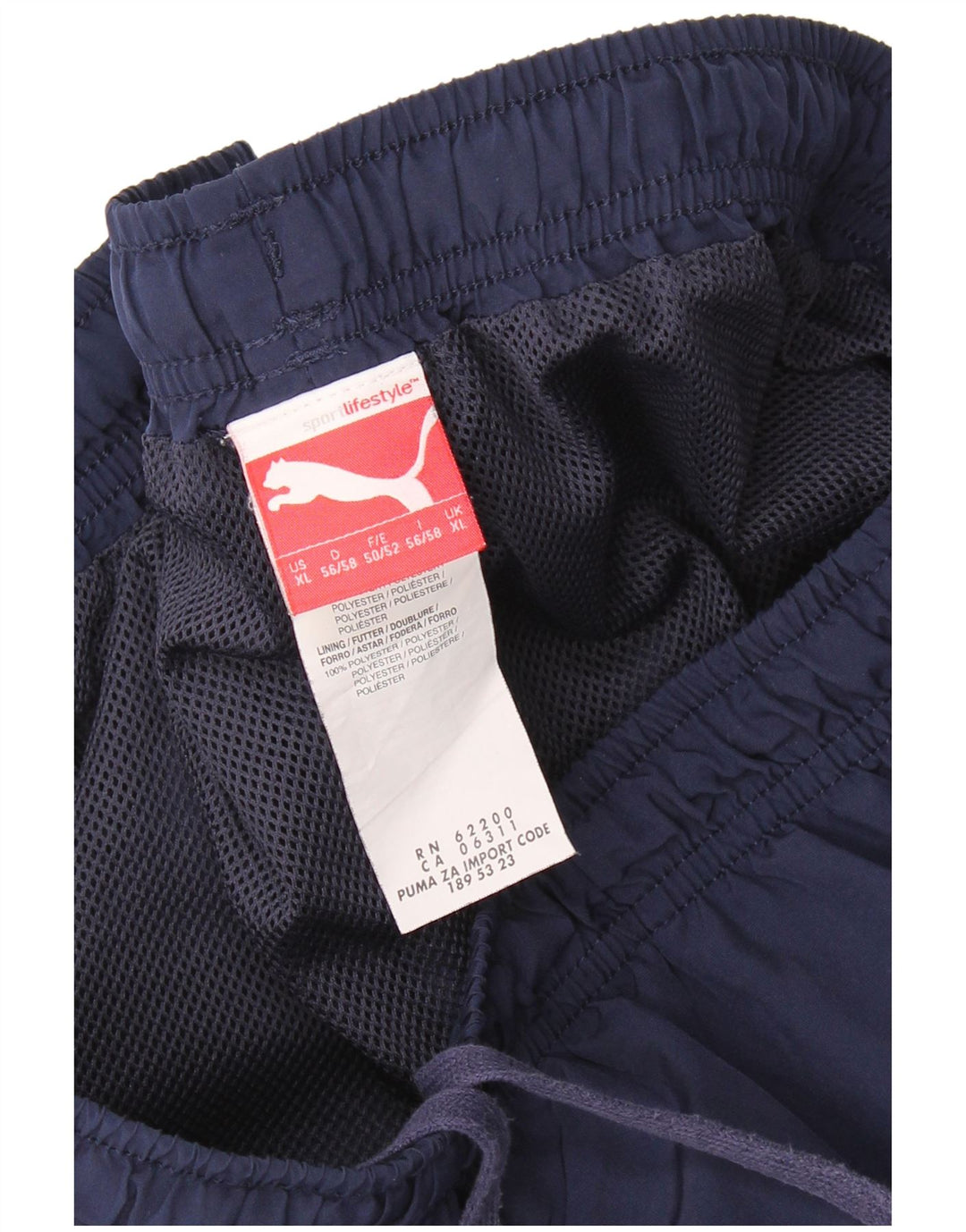 Pantaloncini sportivi Bermuda grafici da uomo PUMA XL poliestere blu navy