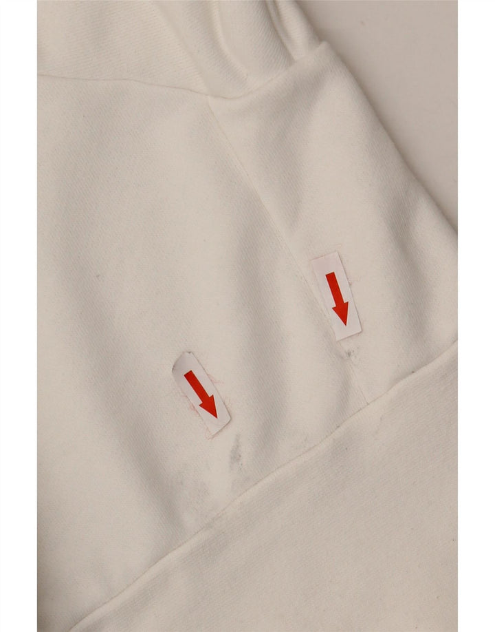 Felpa grafica Nike Dri Fit da donna UK 10 piccola a righe bianche