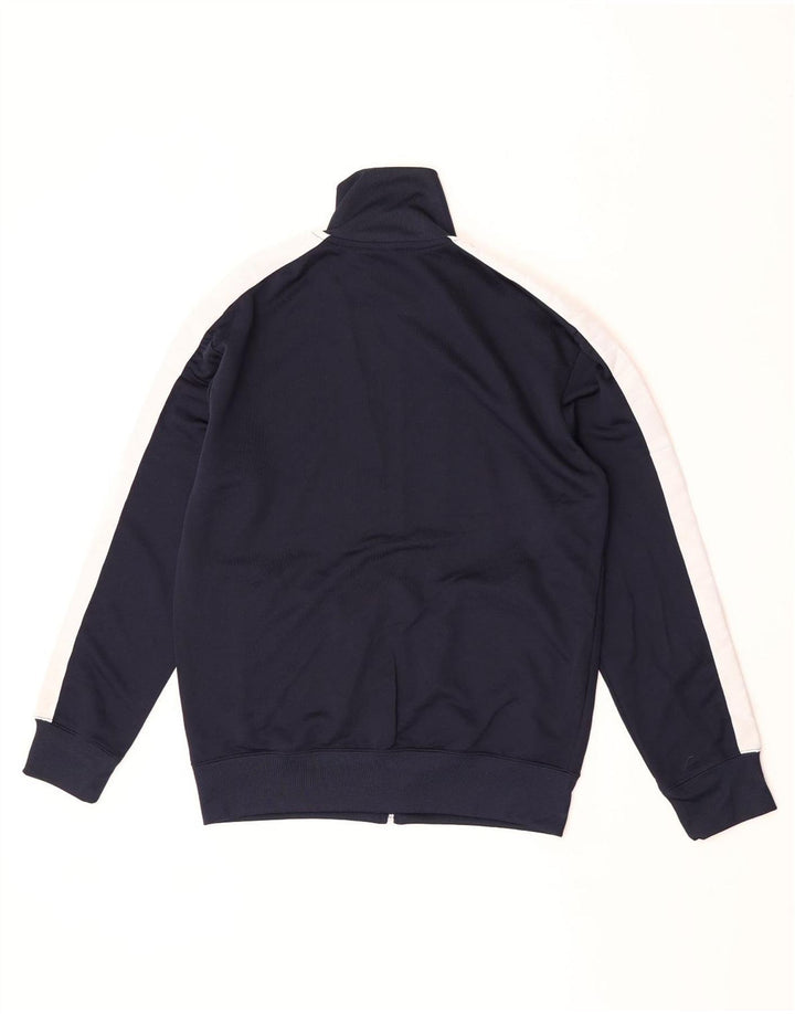 Giacca da ginnastica da uomo Zara piccola in poliestere color block blu navy