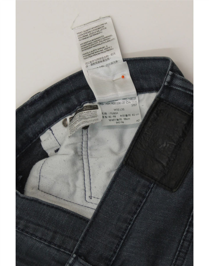 Jeans slim da uomo LEVI'S W32 L27 cotone grigio