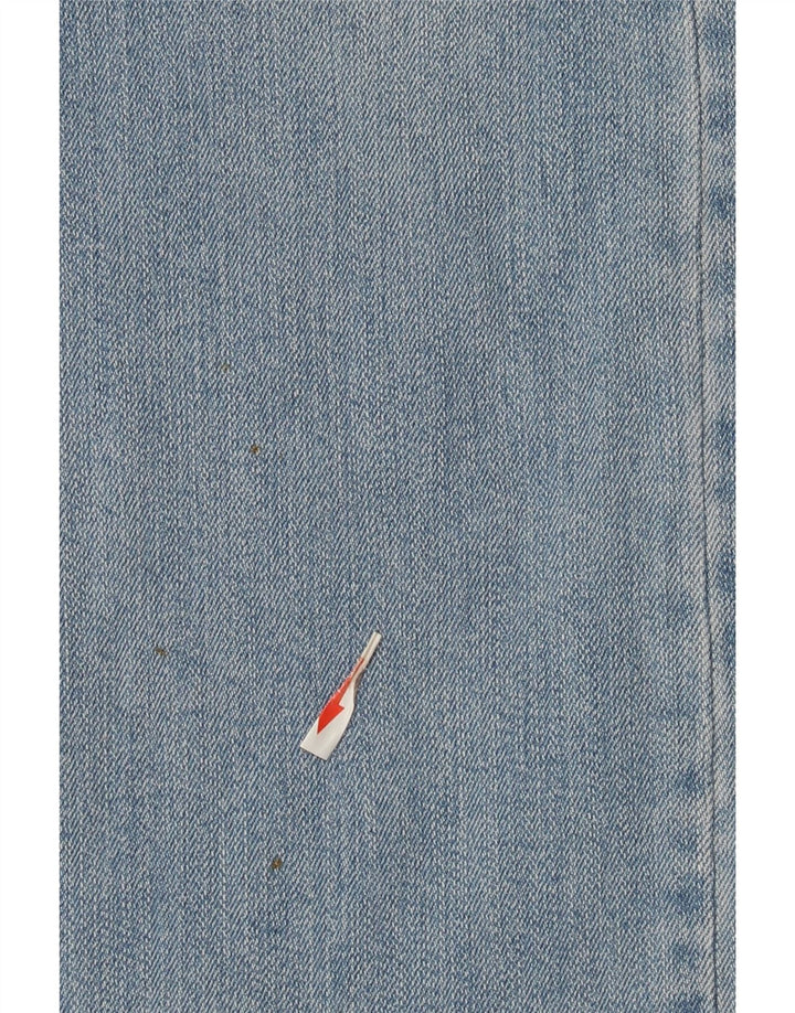 Jeans Dritti Donna Trussardi W29 L31 Cotone Blu