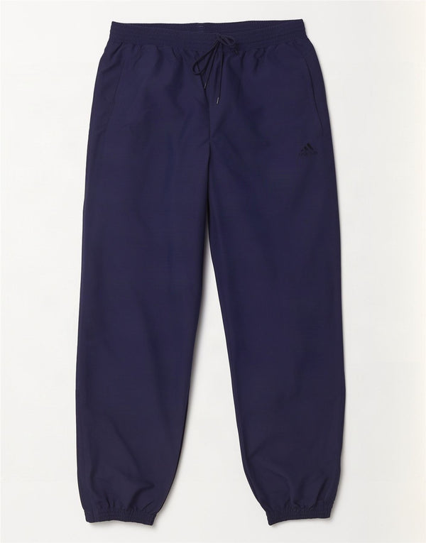 Pantaloni da tuta da uomo Adidas Joggers grandi in poliestere blu navy