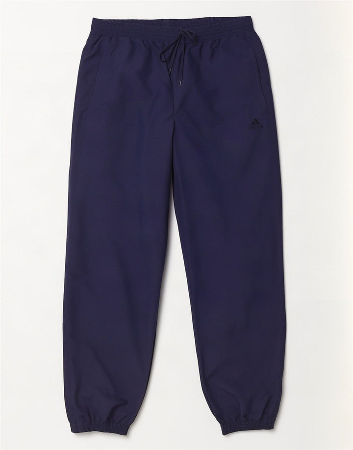 Pantaloni da tuta da uomo Adidas Joggers grandi in poliestere blu navy