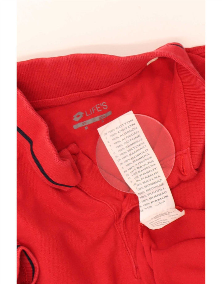 Polo Da Uomo Lotto Piccola Rossa In Cotone