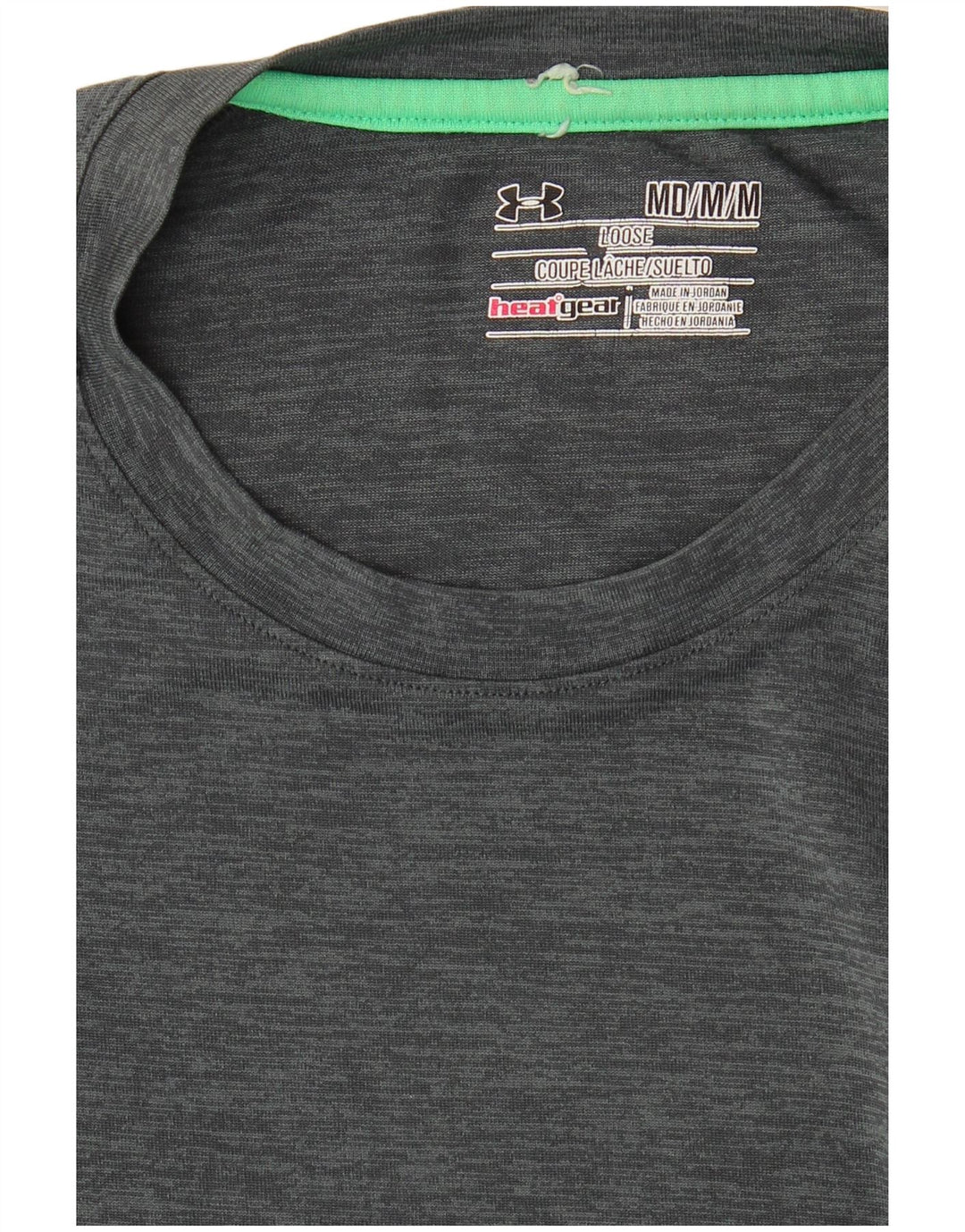 Maglietta da uomo UNDER ARMOUR Heat Gear Top grigio medio chiazzato