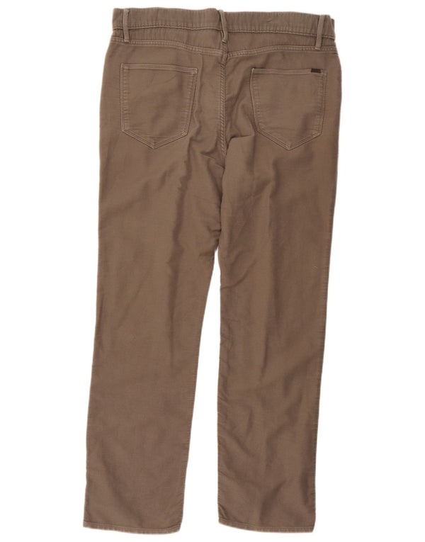 Pantaloni casual regolari da uomo Marks & Spencer W36 L31 cotone beige