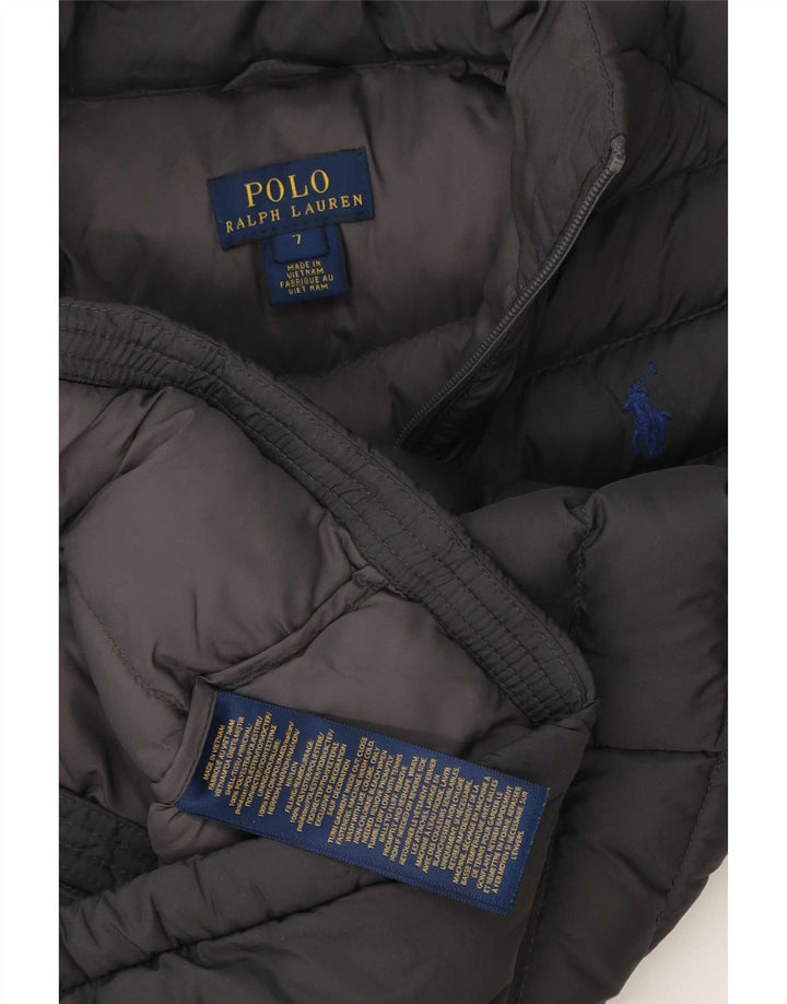Giacca imbottita da bambino Polo Ralph Lauren 6-7 anni in poliestere grigio