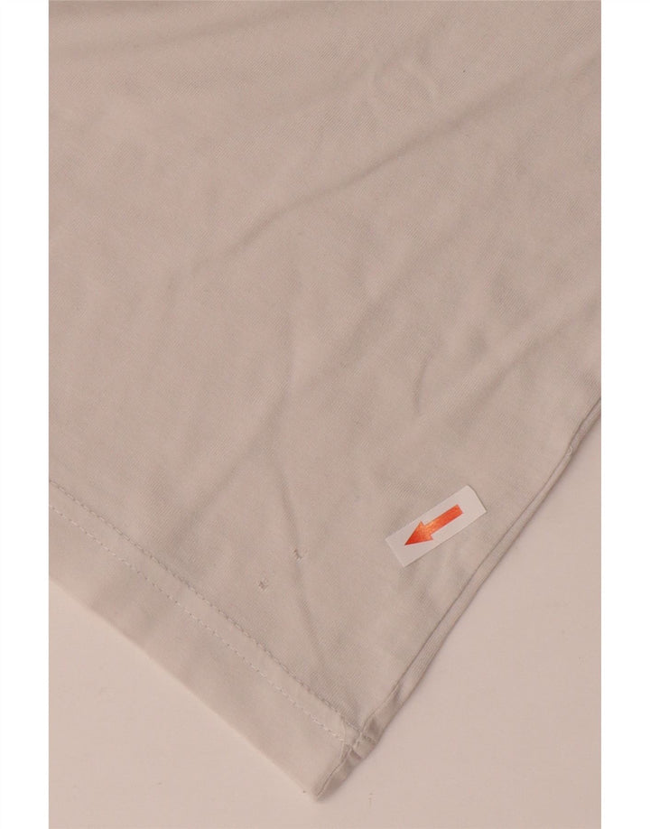 T-shirt grafica da uomo Puma Top Small in cotone bianco