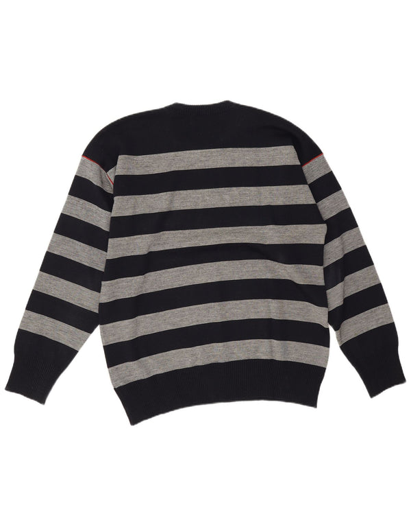 Paul & Shark Maglione girocollo da uomo a righe medie blu navy