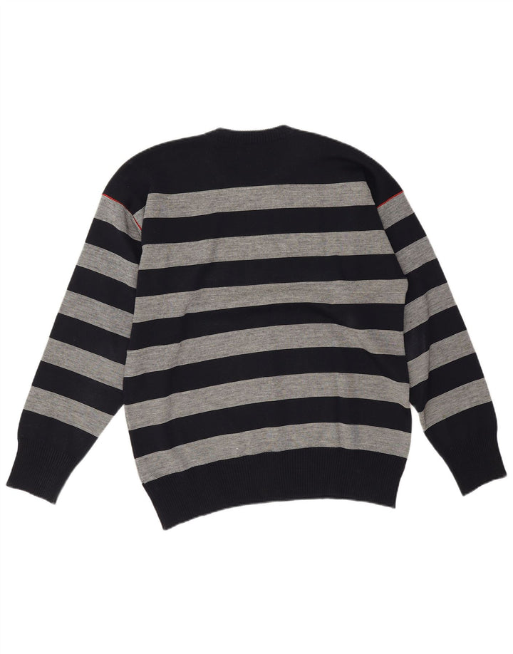Paul & Shark Maglione girocollo da uomo a righe medie blu navy