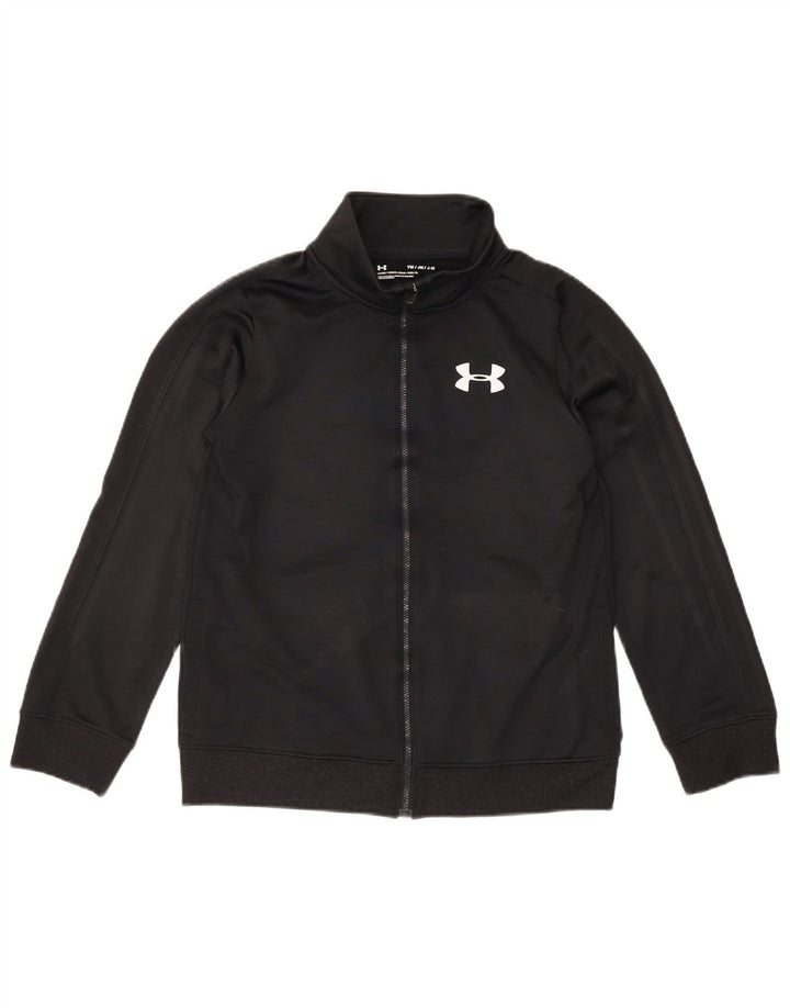 Giacca da tuta da ragazzo Under Armour 9-10 anni media nera sportiva