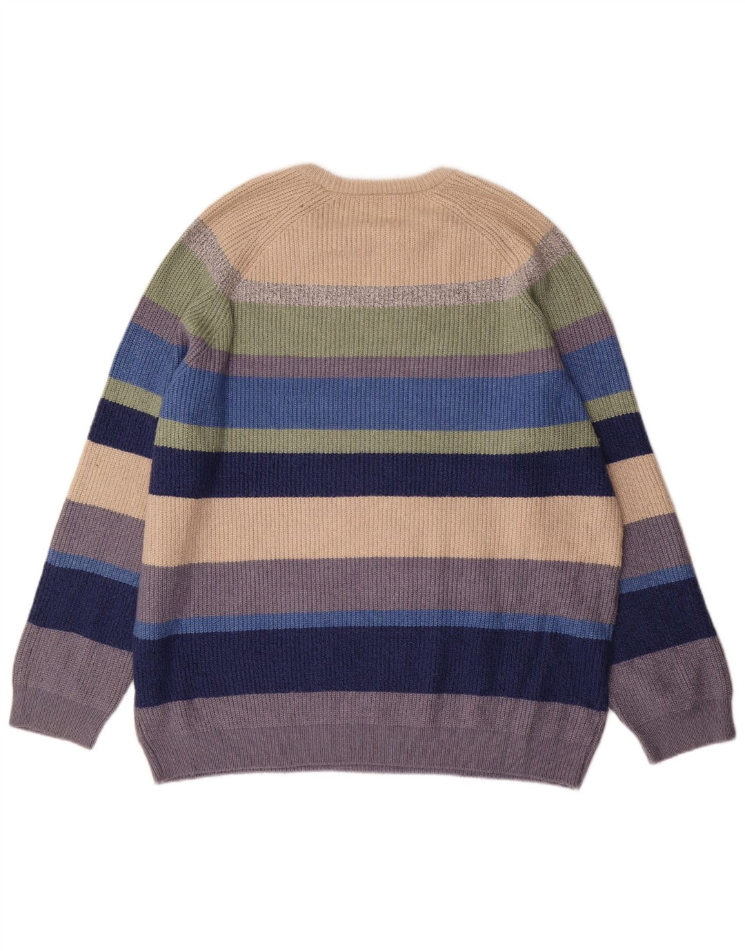 Maglione maglione con scollo a barca da uomo Marks & Spencer 2XL a righe multicolore