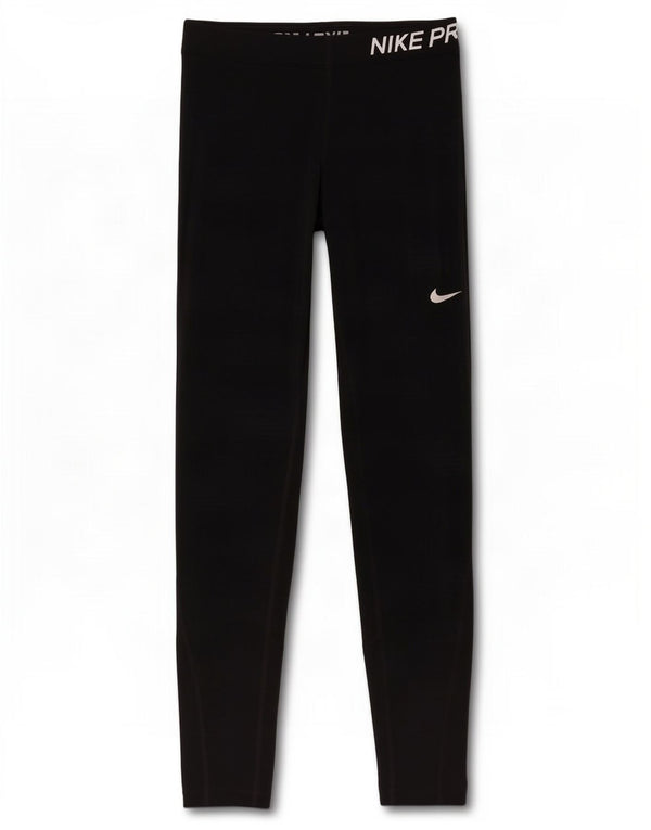 Leggings grafici Nike Dri Fit da donna UK 14 medio nero