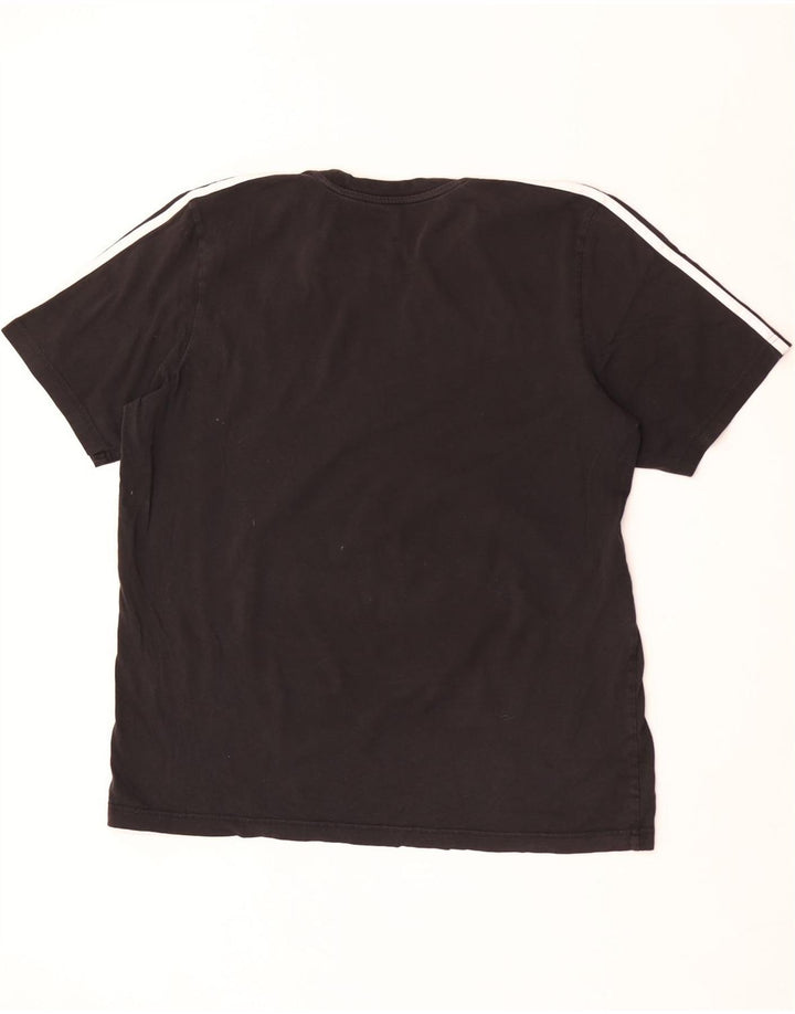 T-shirt da uomo Adidas Top XL in cotone nero
