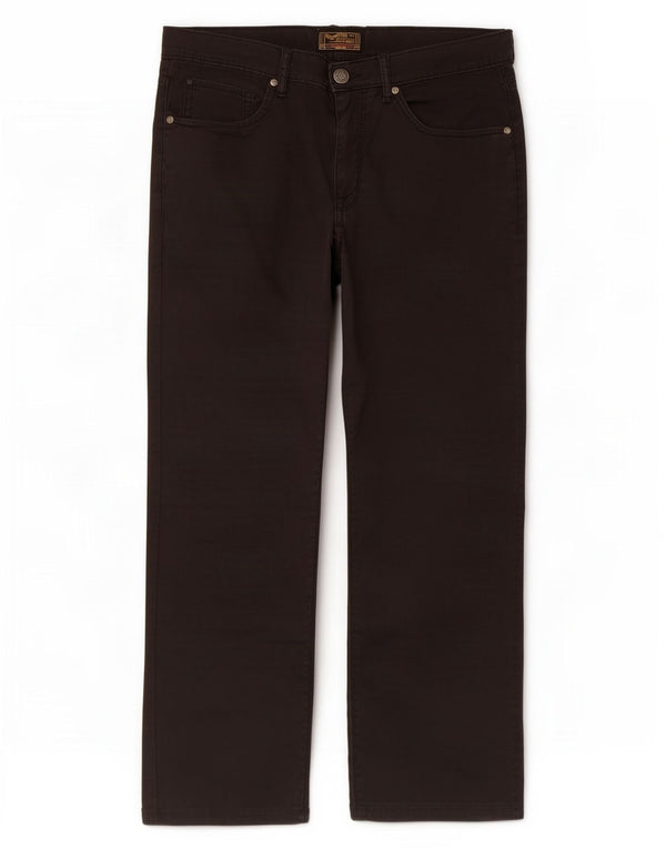 Pantaloni casual dritti da uomo Rifle W32 L27 cotone nero