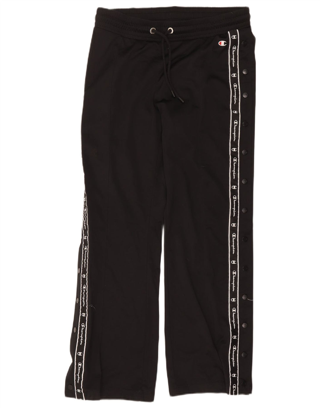 Pantaloni da tuta con grafica da donna Champion UK 14 poliestere nero medio