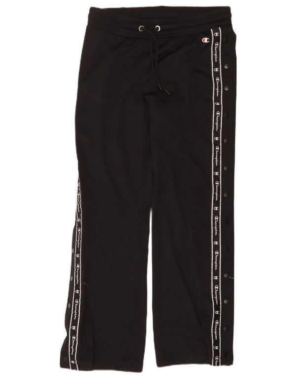 Pantaloni da tuta con grafica da donna Champion UK 14 poliestere nero medio