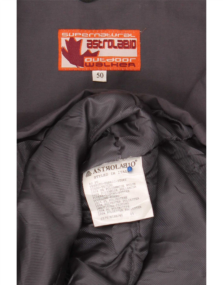 Parka Uomo con Cappuccio Astrolabio IT 50 Large Grigio Poliammide