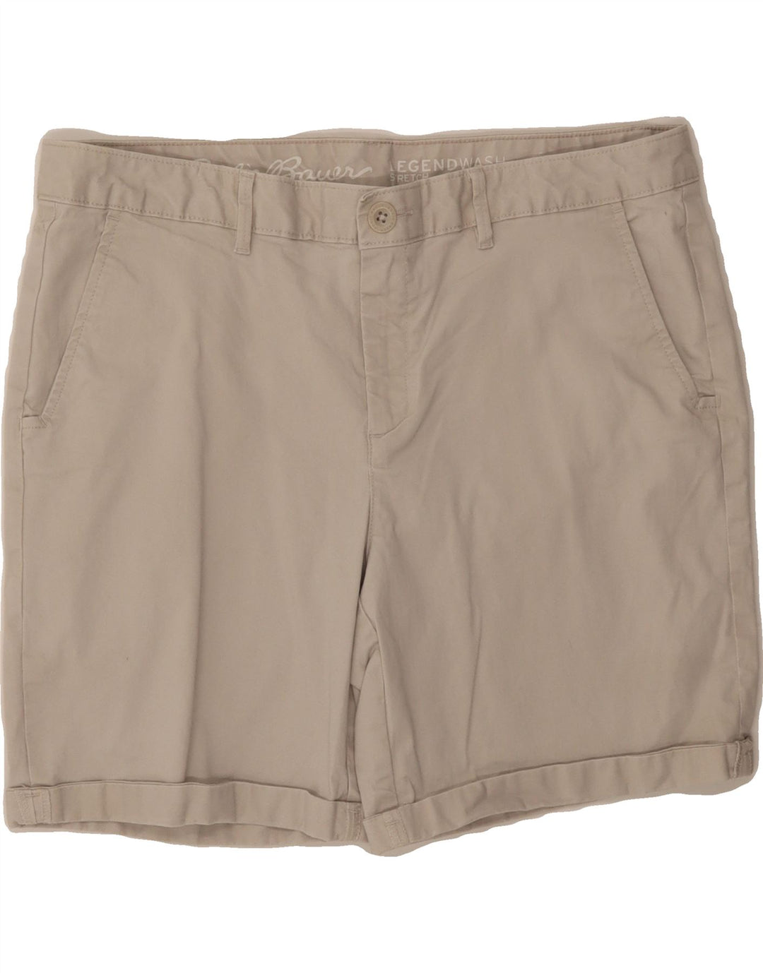 EDDIE BAUER Womens Chino Shorts US 14 XL W36 Grey Cotton Vintage Eddie Bauer and Second-Hand Eddie Bauer from Messina Hembry 