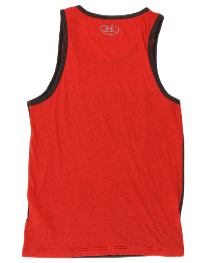 Canottiera Under Armour da uomo Heat Gear, piccola, colore rosso