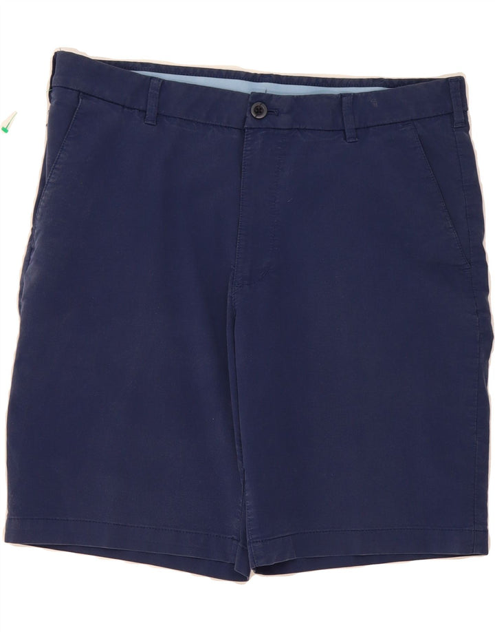 IZOD Mens Chino Shorts W34 Large  Navy Blue Cotton Vintage Izod and Second-Hand Izod from Messina Hembry 