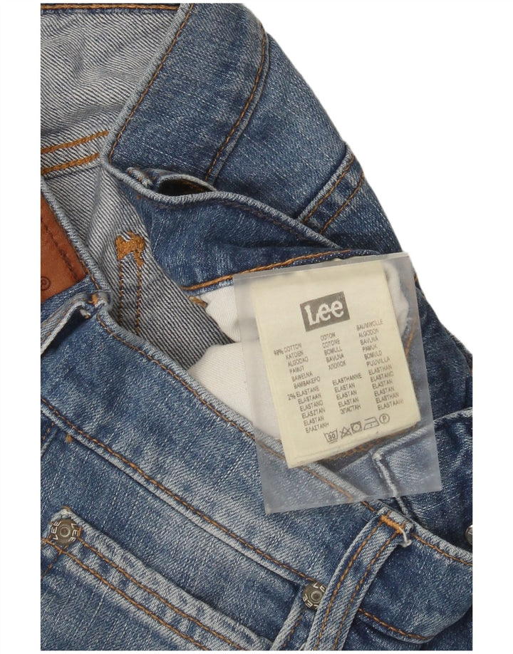 Jeans slim Lee invecchiati Luke da donna W29 L32 cotone blu