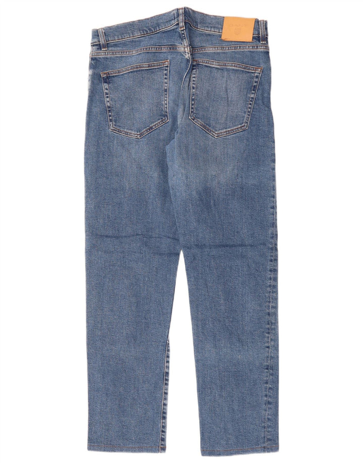 Jeans dritti da donna GANT W32 L29 cotone blu