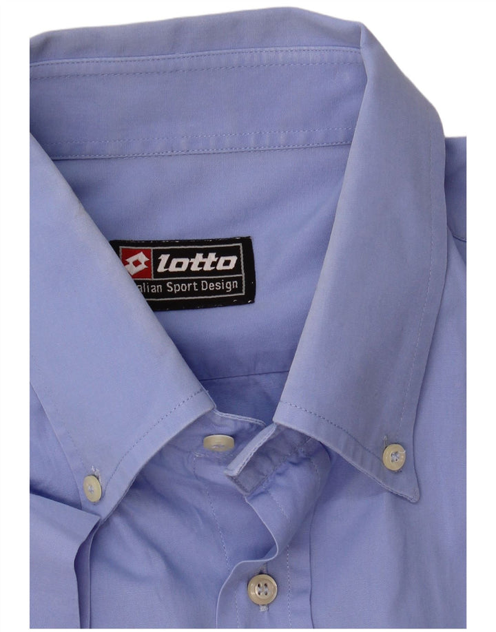 Camicia a maniche corte da uomo Lotto Large Blu