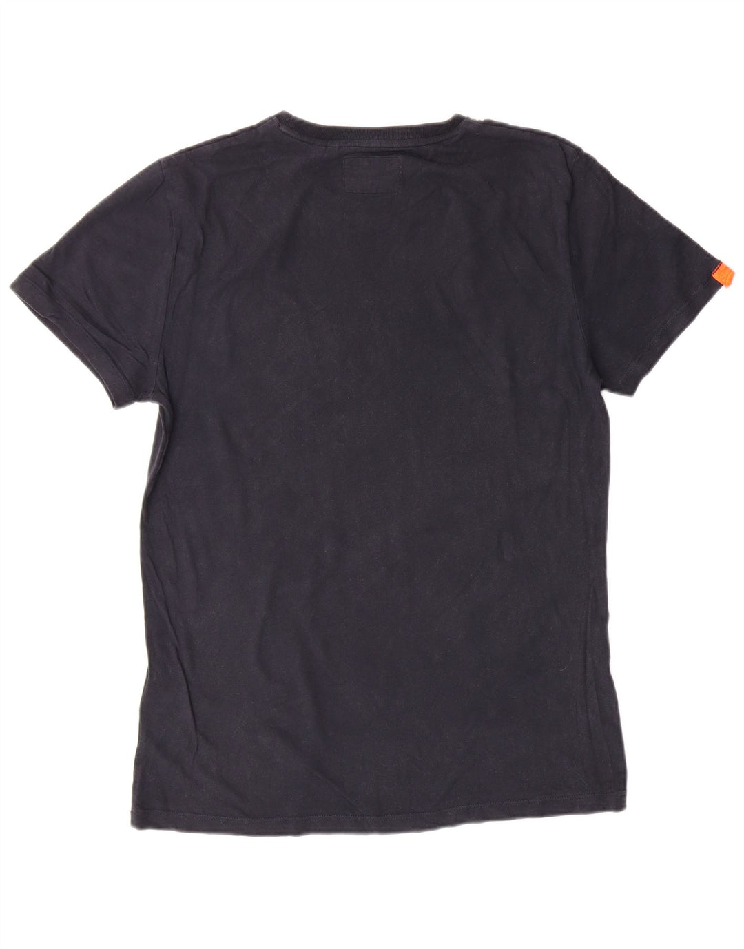 T-shirt da uomo SUPERDRY Top grande in cotone nero classico