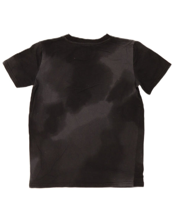 T-shirt grafica Champion da bambino, 9-10 anni, in cotone tie-dye medio nero