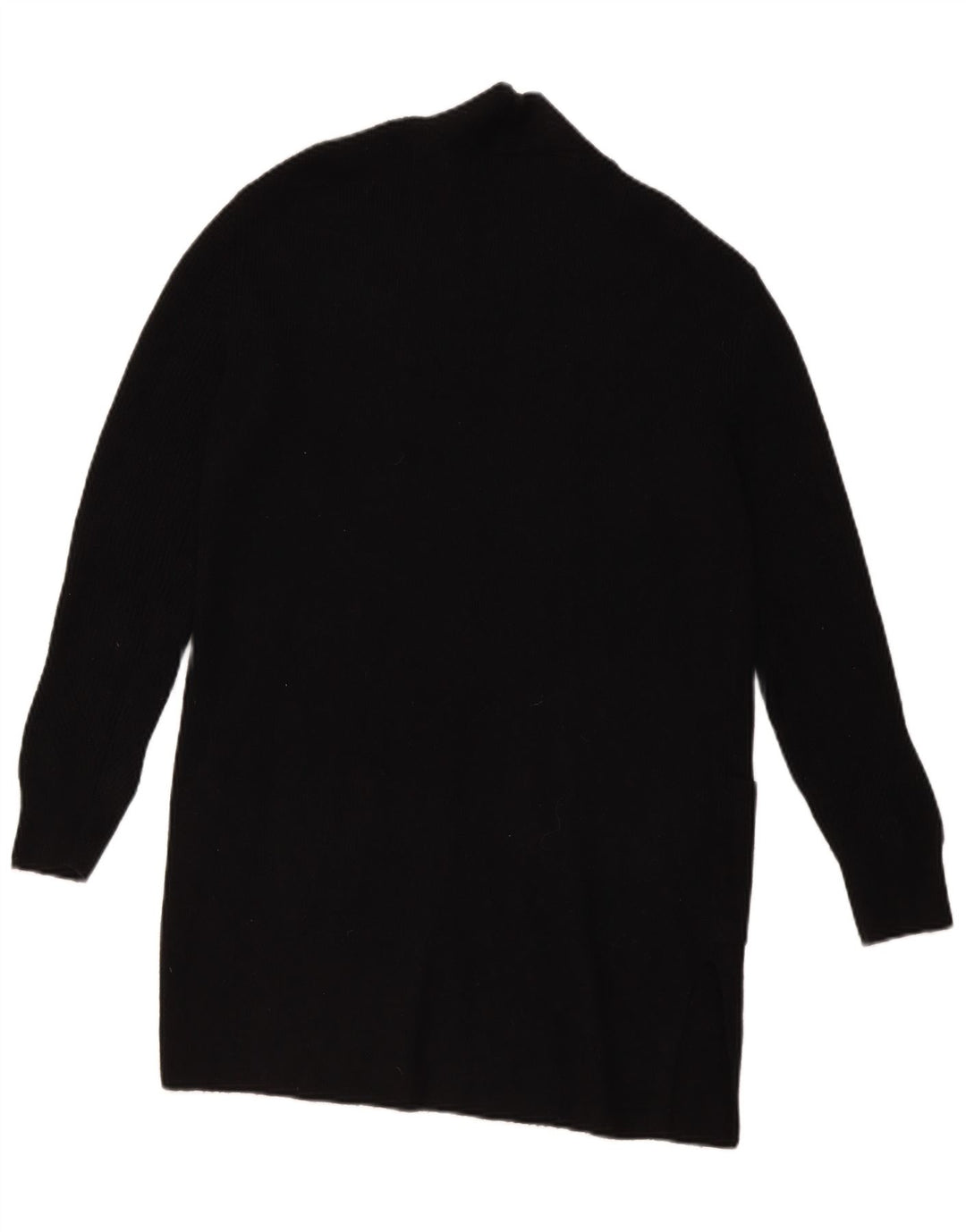 Maglione cardigan lungo da donna Marks & Spencer UK 10 piccolo nero