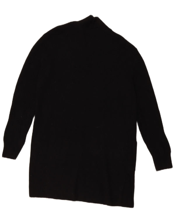 Maglione cardigan lungo da donna Marks & Spencer UK 10 piccolo nero