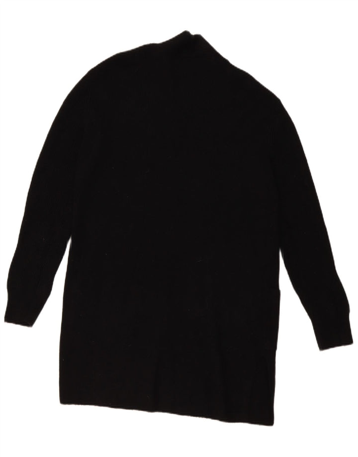 Maglione cardigan lungo da donna Marks & Spencer UK 10 piccolo nero