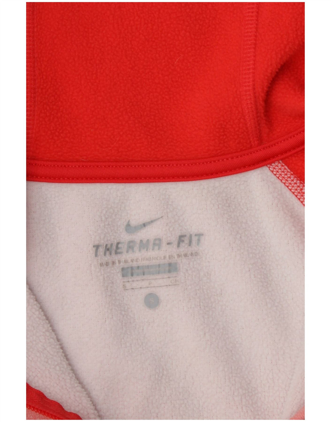 Felpa con cappuccio e zip NIKE Therma-Fit da donna UK 10 Small Pink Colourblock