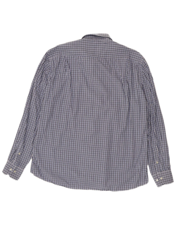 Camicia da uomo Lotto Taglia 45/46 2XL Blu a quadretti