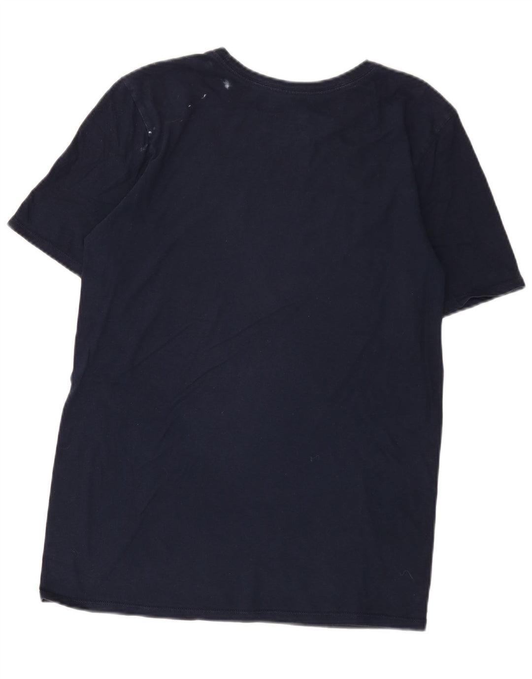 T-shirt Nike da uomo dal taglio atletico, piccola, in cotone blu navy