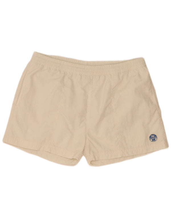 Pantaloncini da bagno da uomo North Sails XL in nylon bianco sporco