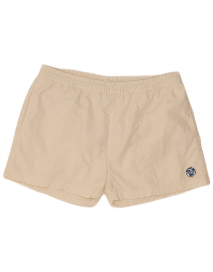 Pantaloncini da bagno da uomo North Sails XL in nylon bianco sporco