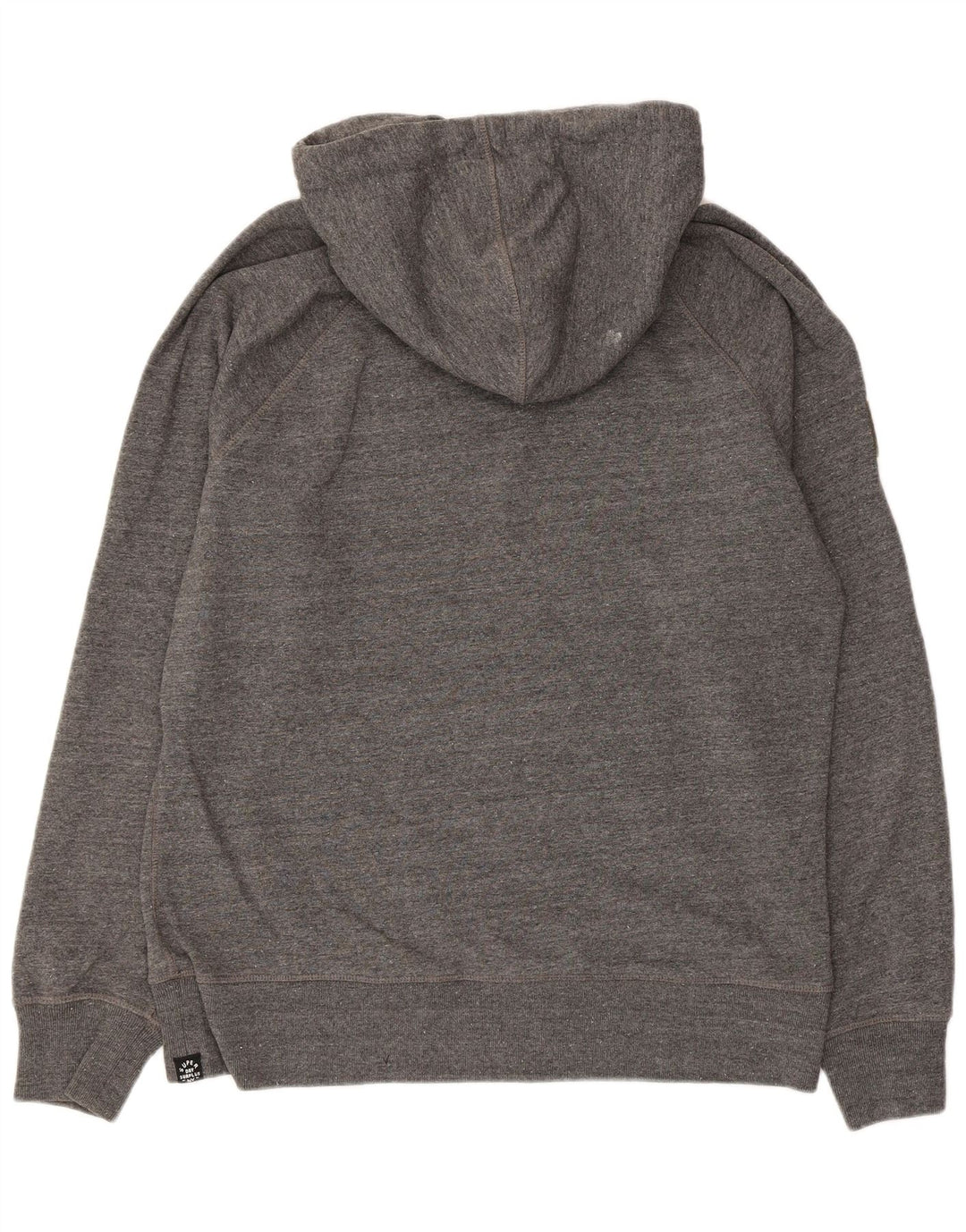 Felpa con cappuccio grafica da uomo Superdry 2XL poliestere grigio