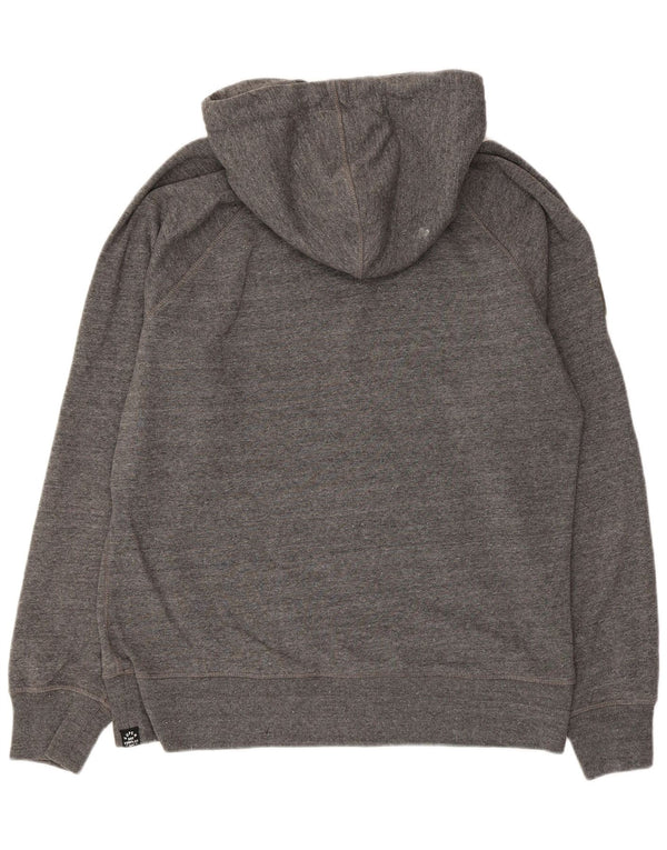 Felpa con cappuccio grafica da uomo Superdry 2XL poliestere grigio