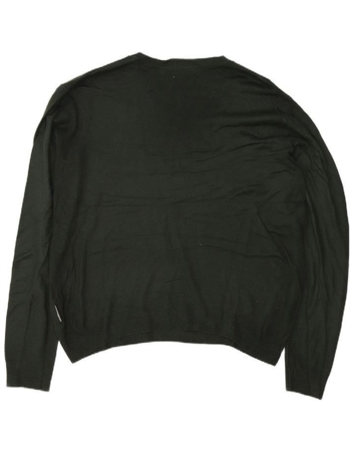 Maglione da uomo con scollo a V French Connection grande acrilico kaki