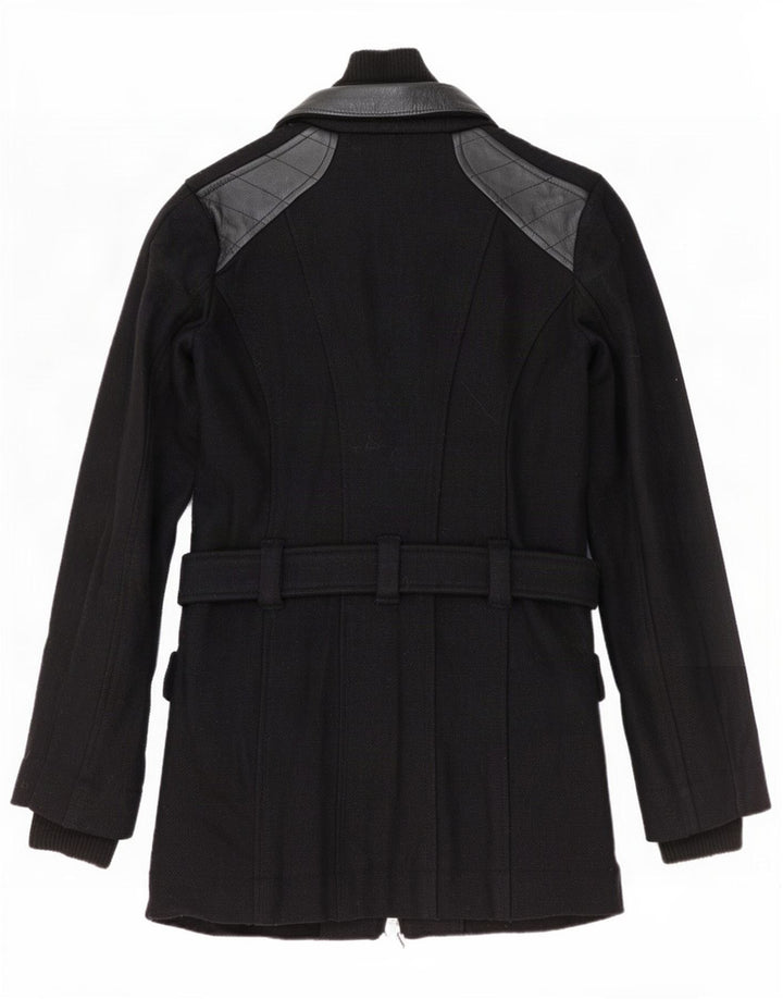 Cappotto giacca a vento da donna Diesel UK 10 piccolo in lana color block nero