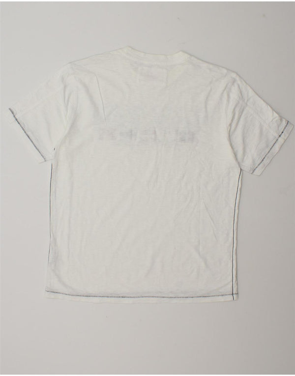 T-shirt grafica da uomo Napapijri Top XL in cotone bianco
