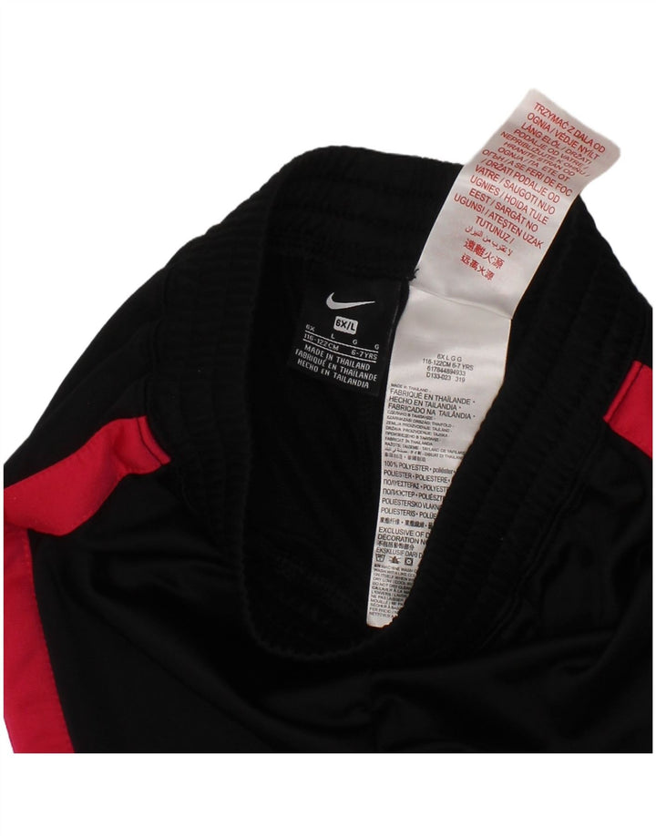 NIKE Pantaloni da tuta da ragazza Joggers 6-7 anni Large Nero Colourblock