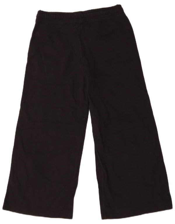 Pantaloni da tuta a gamba larga da donna Marks & Spencer UK 12 medio nero